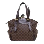 Pre-owned Canvas louis-vuitton-bags Louis Vuitton Vintage , Brown , Da...