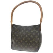 Pre-owned Canvas handbags Louis Vuitton Vintage , Brown , Dames