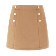 A-lijn rok - Beige tinten Guess , Beige , Dames