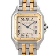 Pre-owned Stainless Steel watches Cartier Vintage , Yellow , Dames