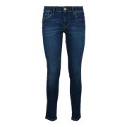 Katoenmix Slim Fit Denim Jeans Pepe Jeans , Blue , Dames