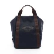 Pre-owned Leather backpacks Hermès Vintage , Blue , Dames