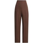 Choco Pants voor stijlvolle outfits Loulou Studio , Brown , Dames