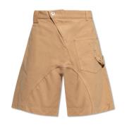 Logo shorts JW Anderson , Beige , Heren