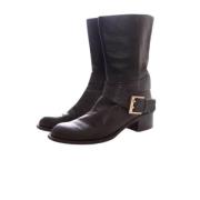 Pre-ownedLeatherboots Chloé Pre-owned , Black , Dames