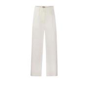 Zachte katoenen broek Glamour Touch Woolrich , White , Dames