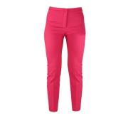 Slim Cigarette Broek in Stretch Faille Pennyblack , Pink , Dames