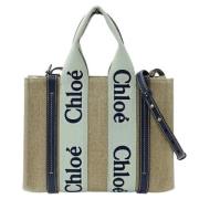 Pre-owned Canvas handbags Chloé Pre-owned , Beige , Dames