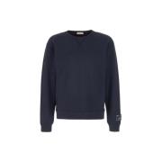 Stretch Katoen Regular Fit Sweatshirt Valentino , Blue , Heren