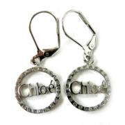 Pre-owned Metal earrings Chloé Pre-owned , Gray , Dames