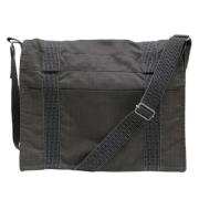 Pre-owned Canvas shoulder-bags Hermès Vintage , Gray , Dames