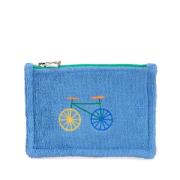 Pre-owned Wool pouches Hermès Vintage , Blue , Dames