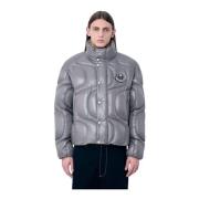 Golfmotief Donsjack Moncler , Gray , Heren