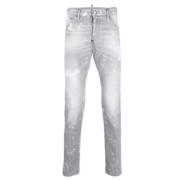 Grijze Jeans voor Heren Dsquared2 , Gray , Heren