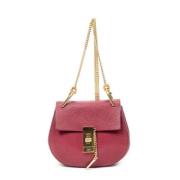 Pre-owned Leather handbags Chloé Pre-owned , Red , Dames