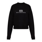 Trui met logo Balenciaga , Black , Dames