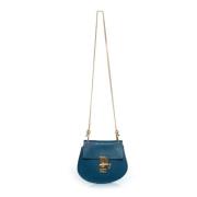 Pre-owned Leather crossbody-bags Chloé Pre-owned , Blue , Dames