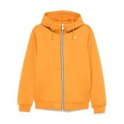 Zonnebloemgele Hoodie Jas K-Way , Yellow , Heren