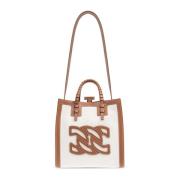 Beaurivage Mini shopper tas Casadei , Beige , Dames