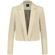 Blazer met Lange Mouwen Taifun , Beige , Dames