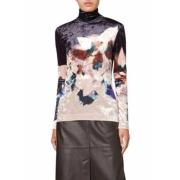 Fluwelen top met bloemenprint Paul Smith , Multicolor , Dames