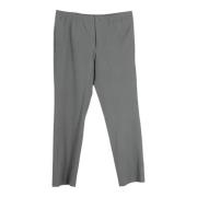 Pre-owned Wool bottoms Hermès Vintage , Gray , Heren