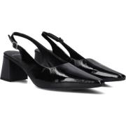 Elegante Zwarte Slingback Hakken Vagabond Shoemakers , Black , Dames