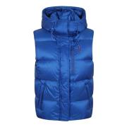 Blauw vest met eendendonsvulling Polo Ralph Lauren , Blue , Dames