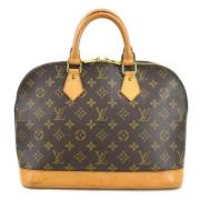 Pre-owned Canvas louis-vuitton-bags Louis Vuitton Vintage , Brown , Da...