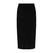 Wollen rok Dolce & Gabbana , Black , Dames