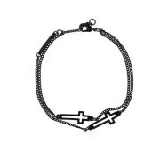 Messing armband Dsquared2 , Black , Heren