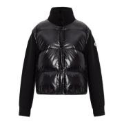 Vest met dons inzetstuk Moncler , Black , Dames