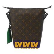 Pre-owned Canvas louis-vuitton-bags Louis Vuitton Vintage , Brown , Da...