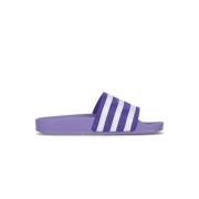 Magische Lila Pantoffels voor Vrouwen Adidas , Purple , Dames