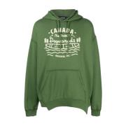 Stijlvolle Sweaters en Gebreide Kleding Collectie Dsquared2 , Green , ...