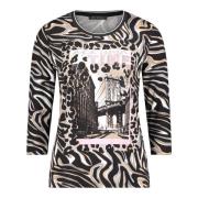 Dierenprint Basic Shirt Betty Barclay , Multicolor , Dames