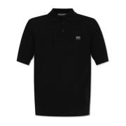 Polo met applicatie met gegraveerd logo Dolce & Gabbana , Black , Here...