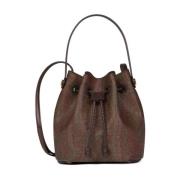 Stijlvolle Bucket Schoudertassen Etro , Brown , Dames