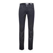 Donkerblauwe Bedrukte Zomer Jeans Brax , Blue , Heren