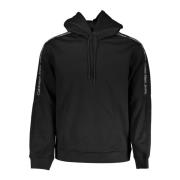 Zwarte hoodie met logodetail Calvin Klein , Black , Heren