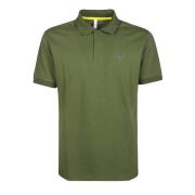 Klassieke Polo Base Shirt Sun68 , Green , Heren