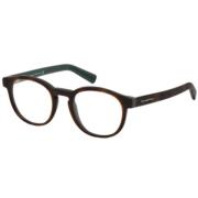 Donker Havana Groene Brillenmontuur Ermenegildo Zegna , Brown , Dames