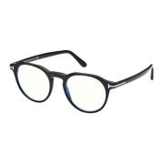 Blauw Blok Brillen FT 5833-B Tom Ford , Black , Dames