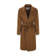 Kasjmier Tabak Jas Max Mara , Brown , Dames