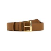 Karamelbruine leren riem Prada , Brown , Dames