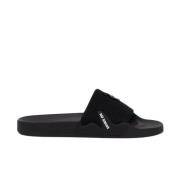 Gedurfde Zwarte Slippers Raf Simons , Black , Dames