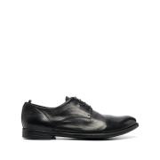 Zwarte platte schoenen Elegant stijl Officine Creative , Black , Heren