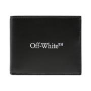 Portemonnee met Logo Print Off White , Black , Heren