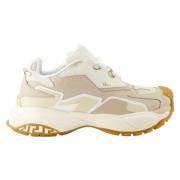 Moderne Beige Leren Manden Versace , Multicolor , Heren