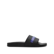 Blauw en Zwart Sandalen voor Mannen Dsquared2 , Black , Heren